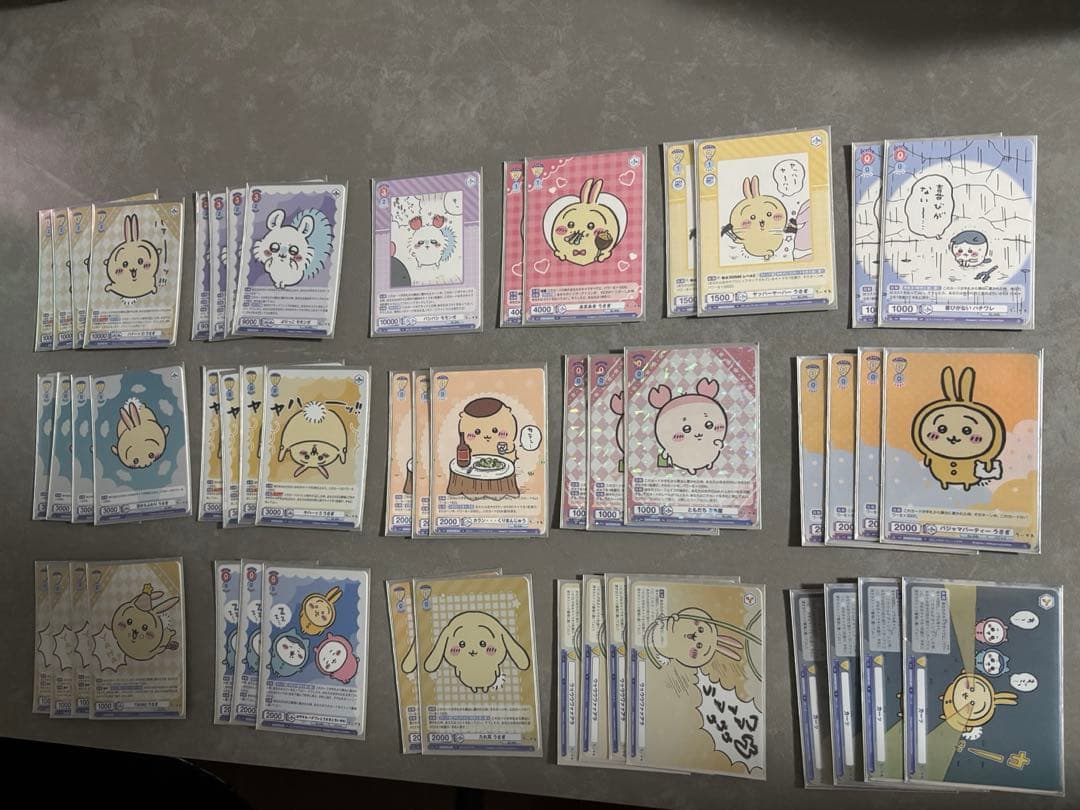 ヴァイスシュヴァルツブラウ　まとめ売り　引退品　ちいかわ　構築済みデッキ3個