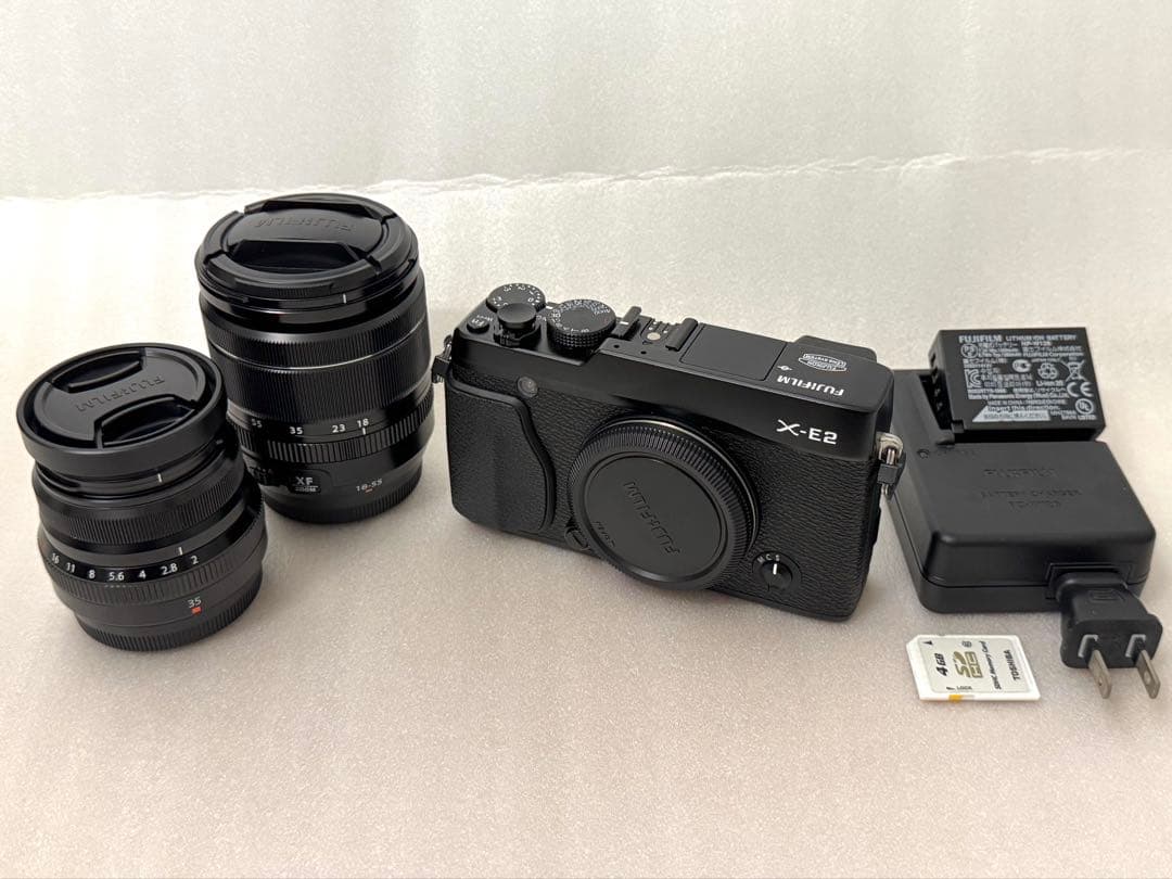 FUJIFILM X-E2 ミラーレスカメラ 2本レンズ付き