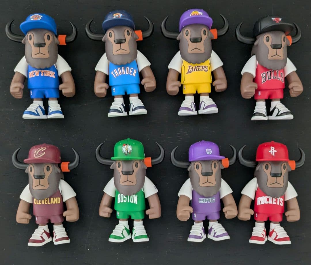 NEW ERA ニューエラ NBA FFALO 8体ミニバッファロー フィギュア
