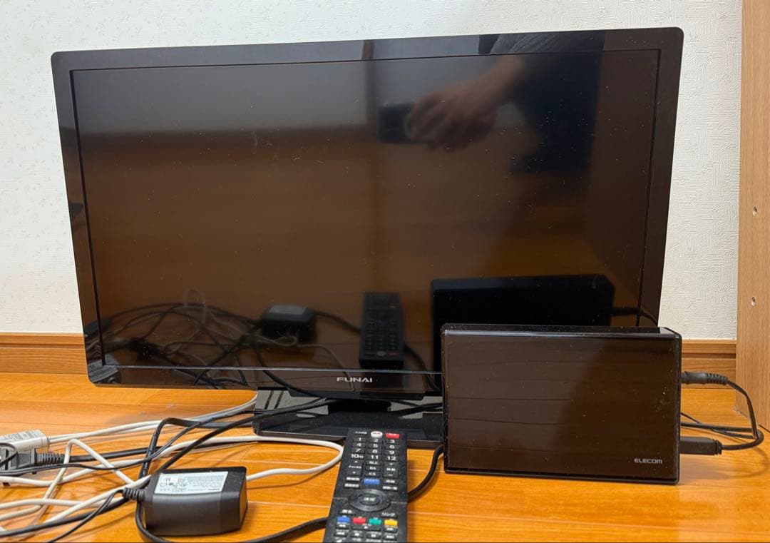 FUNAI 液晶テレビ 本体 24インチ　277時間録画可能、