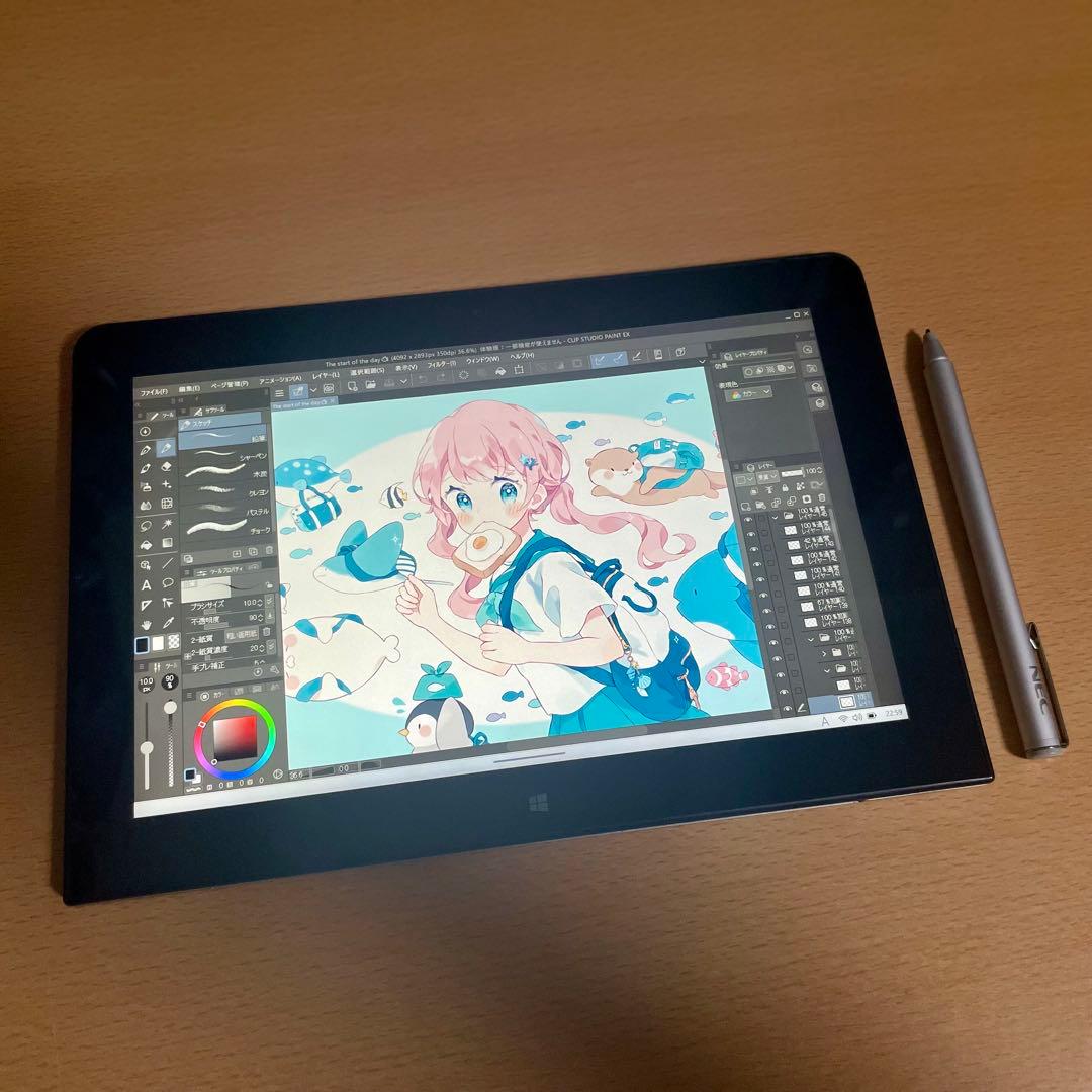 ◆特価! NEC ワコム 筆圧2048段階 128GB お絵描きタブレット