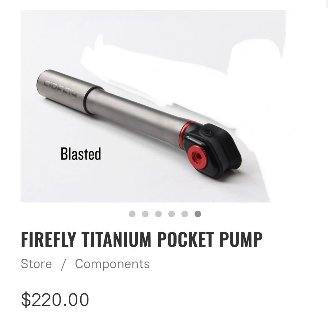 アクセサリー FIREFLY TITANIUM POCKET PUMP