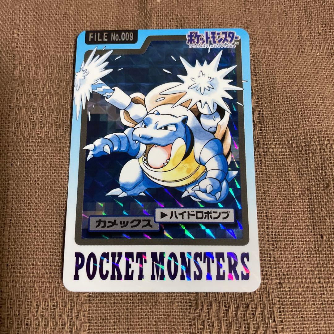 カードダス　バンダイ　ポケモン　カメックス　レア