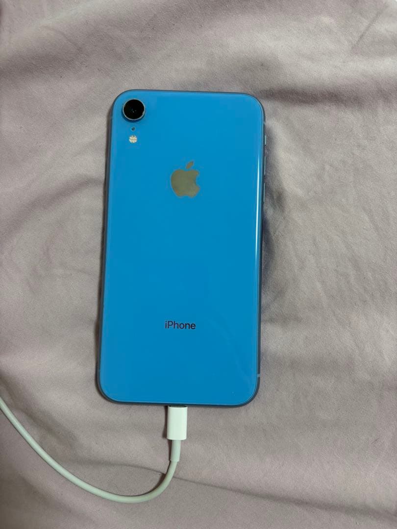 Apple iPhone XR ブルー 本体 SIMなし 機能不良なし