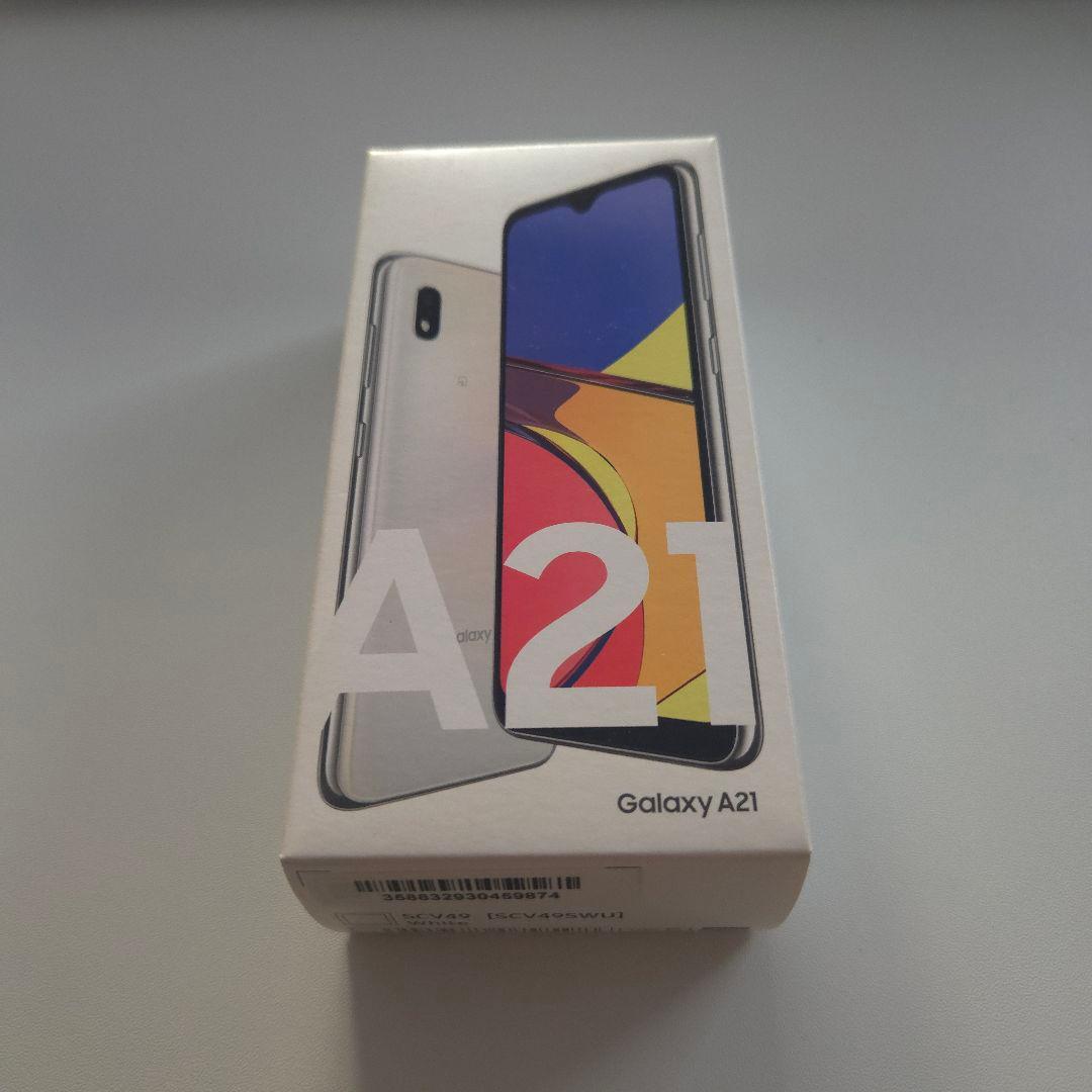 新品ケース付き シムフリー 新品未使用Galaxy A21