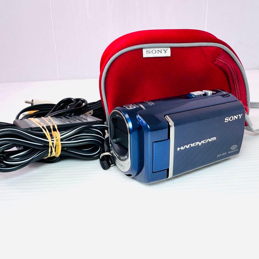 SONY デジタルビデオカメラ　DCR-SX41 ブルー