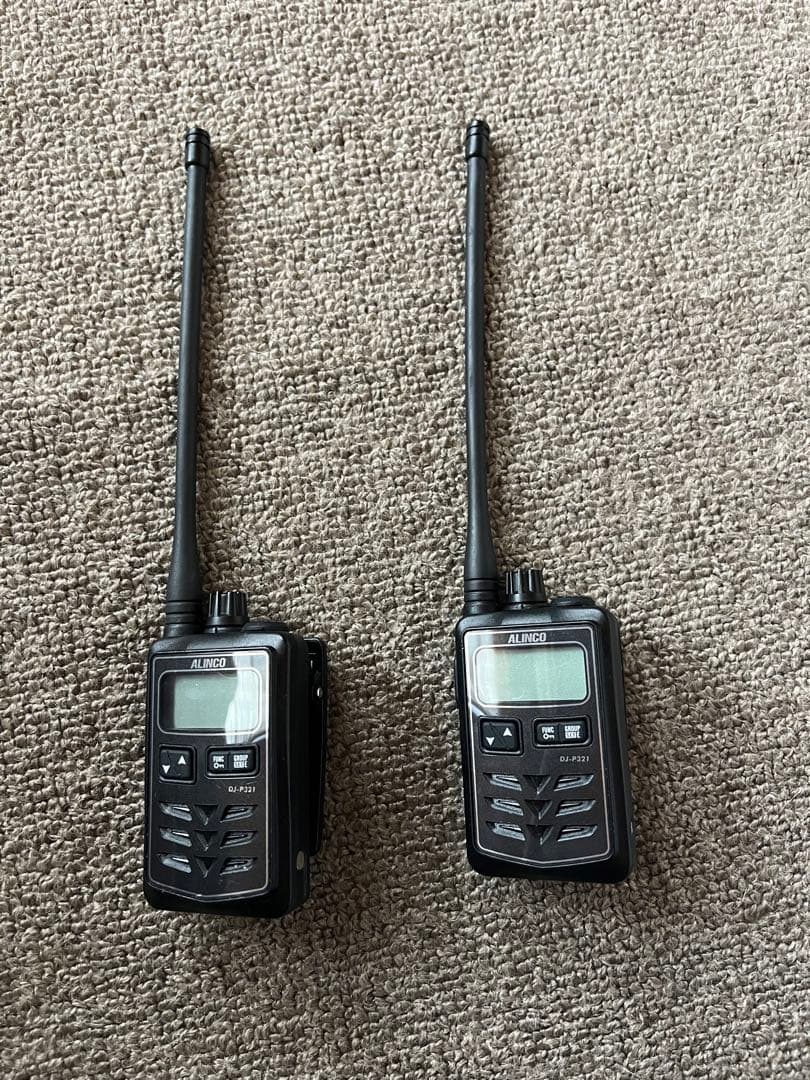 特定小電力トランシーバー 2台セット　アルインコ　dj-p321 ロング