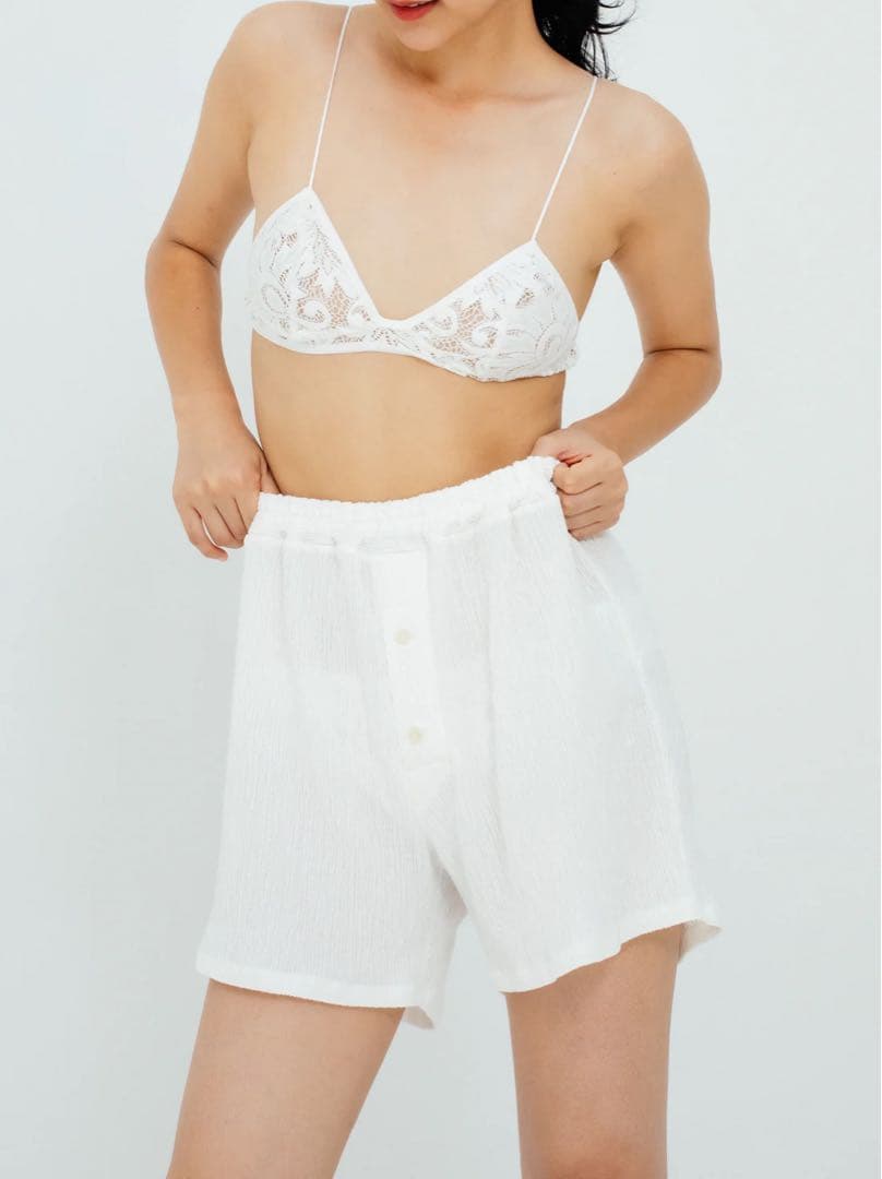 【値下げ中16444→15555】draw lace bra shorts 巾着