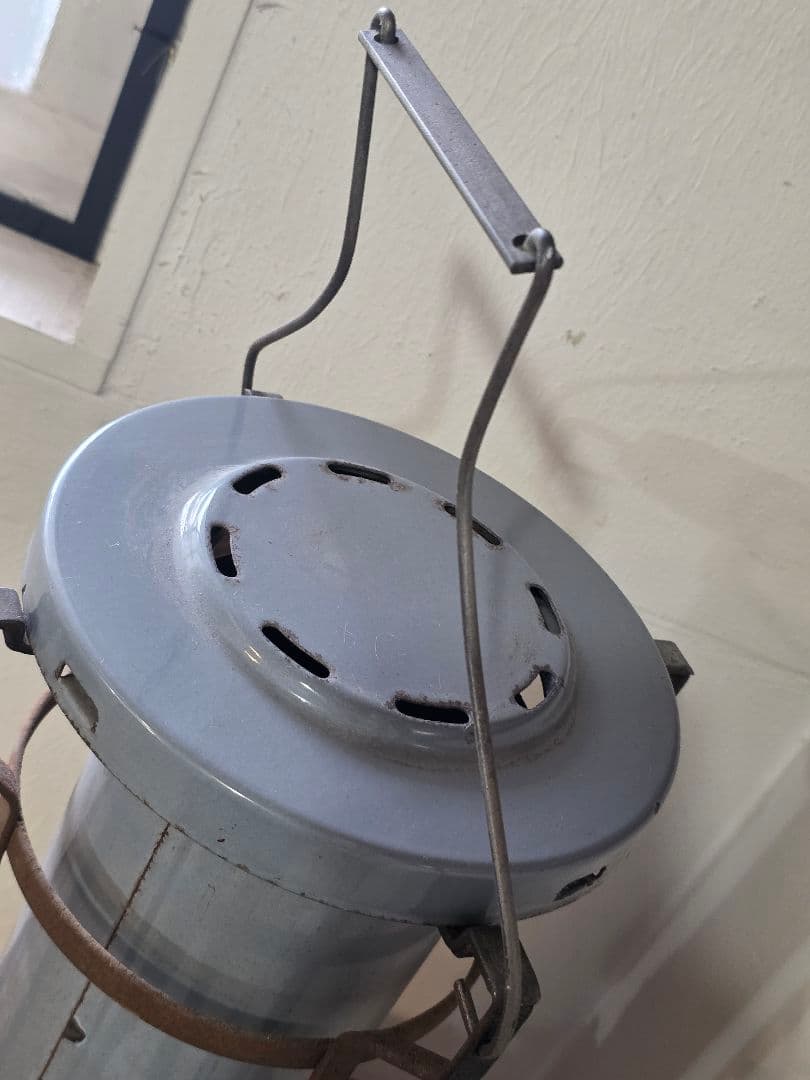 さ*ん様 激レア美品　 アラジンストーブ　8型 　ブルーグレー捻りフレーム