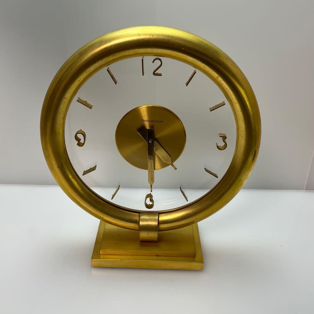 ジャガールクルト ミステリーダイアル 置き時計　1950年代 手巻　8デイズ稼働