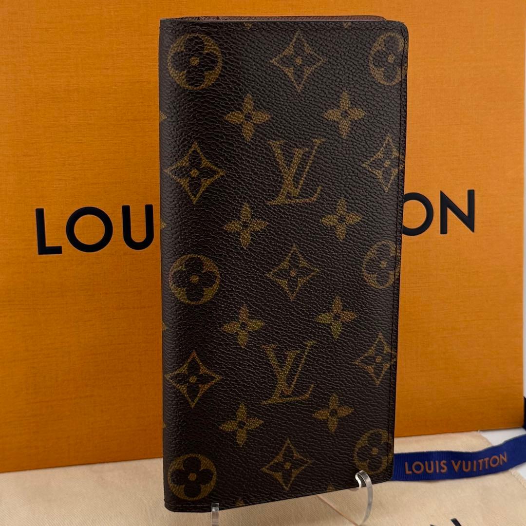 【極美品】ルイヴィトン ポルトフォイユブラザ モノグラム 長財布 二つ折り財布