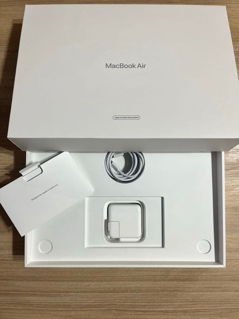 MacBookAir m1 2020 256G バッテリー容量100%
