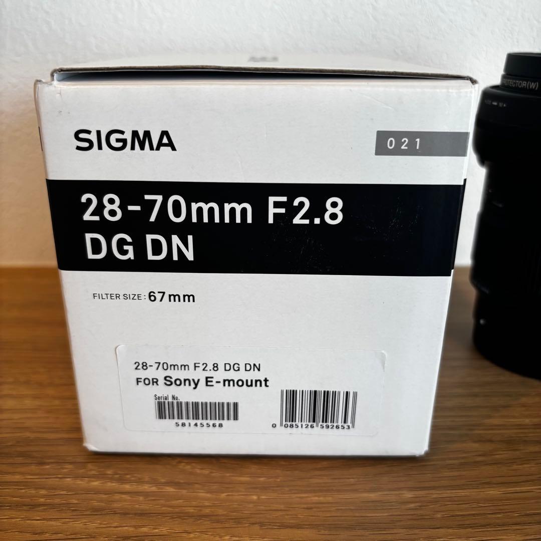 SONY Eマウント SIGMA 28-70mm F2.8 DG DN レンズ