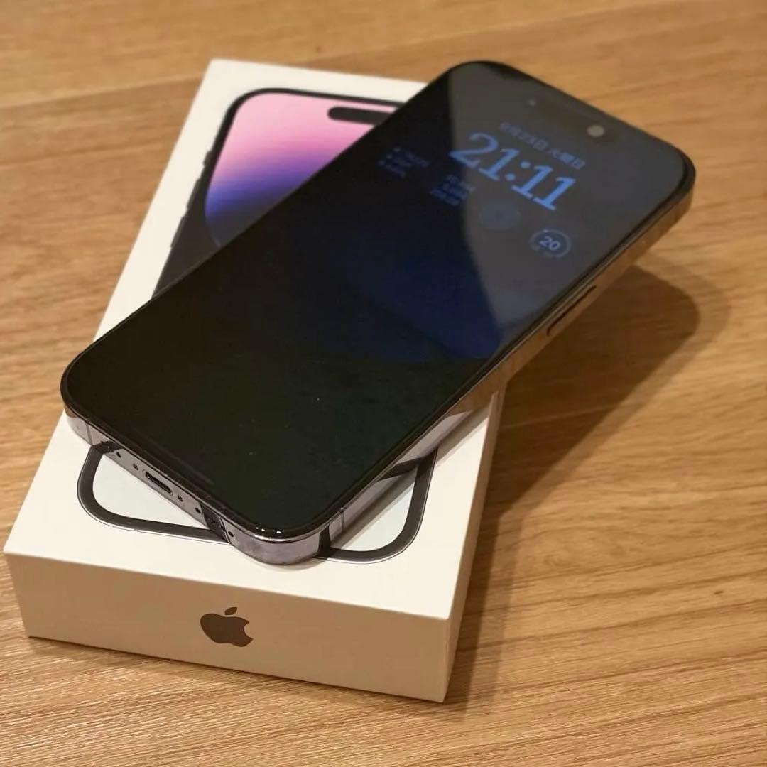 【美品】Apple iPhone 14 Pro 256GB SIMフリー