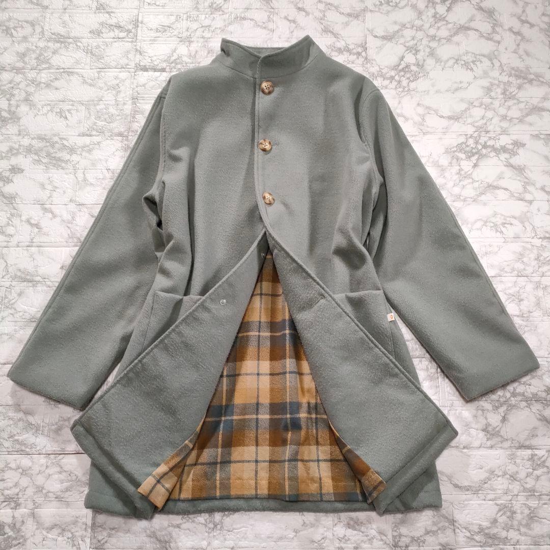 Yellow Rat　イエローラット　スタンドカラーロングコート　L