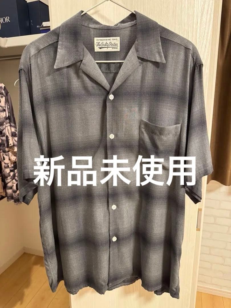 トップス WACKOMARIA OMBRE CHECK SHIRT L