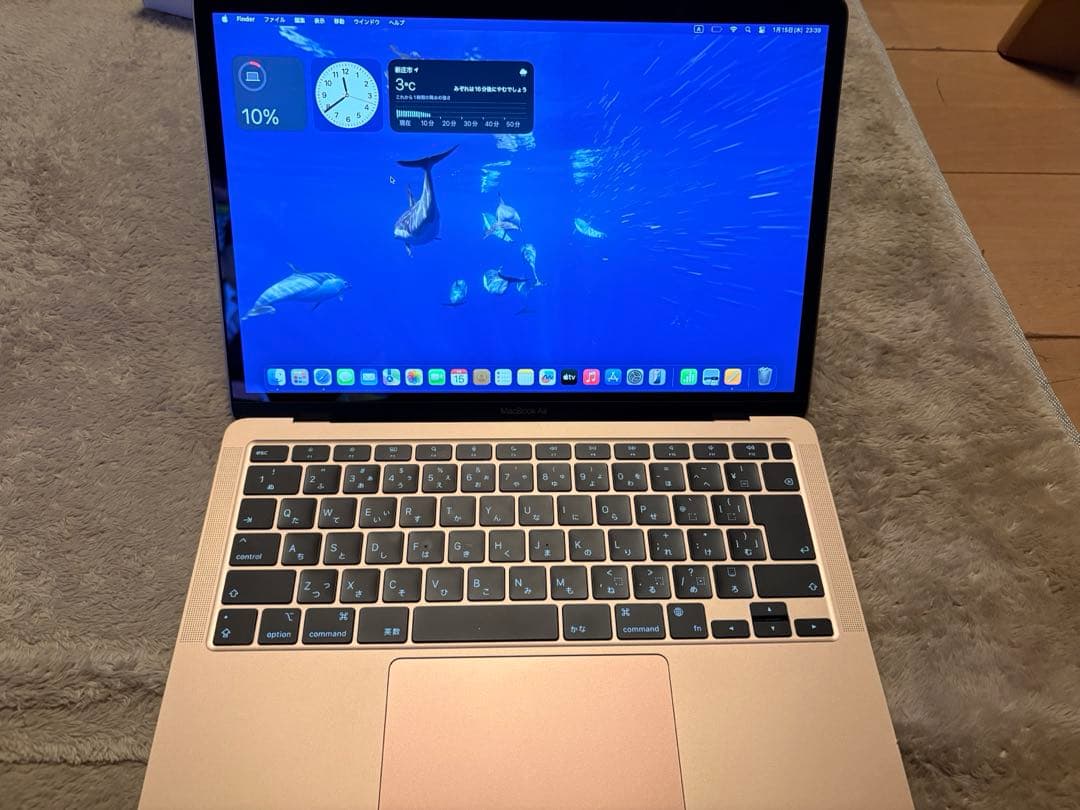 MacBook Air 2020 M1チップ　ローズゴールド