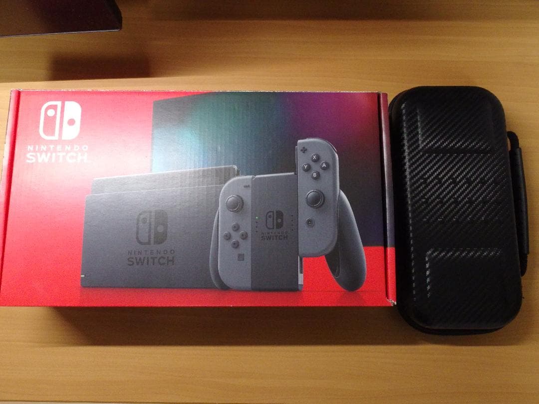 Nintendo Switch グレー 本体 ケース付き