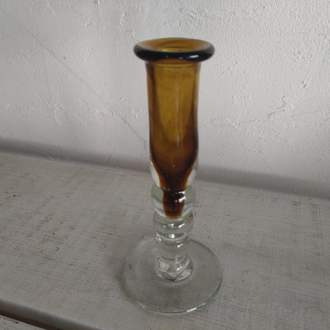 ガラス製　キャンドル立て　蝋燭立て