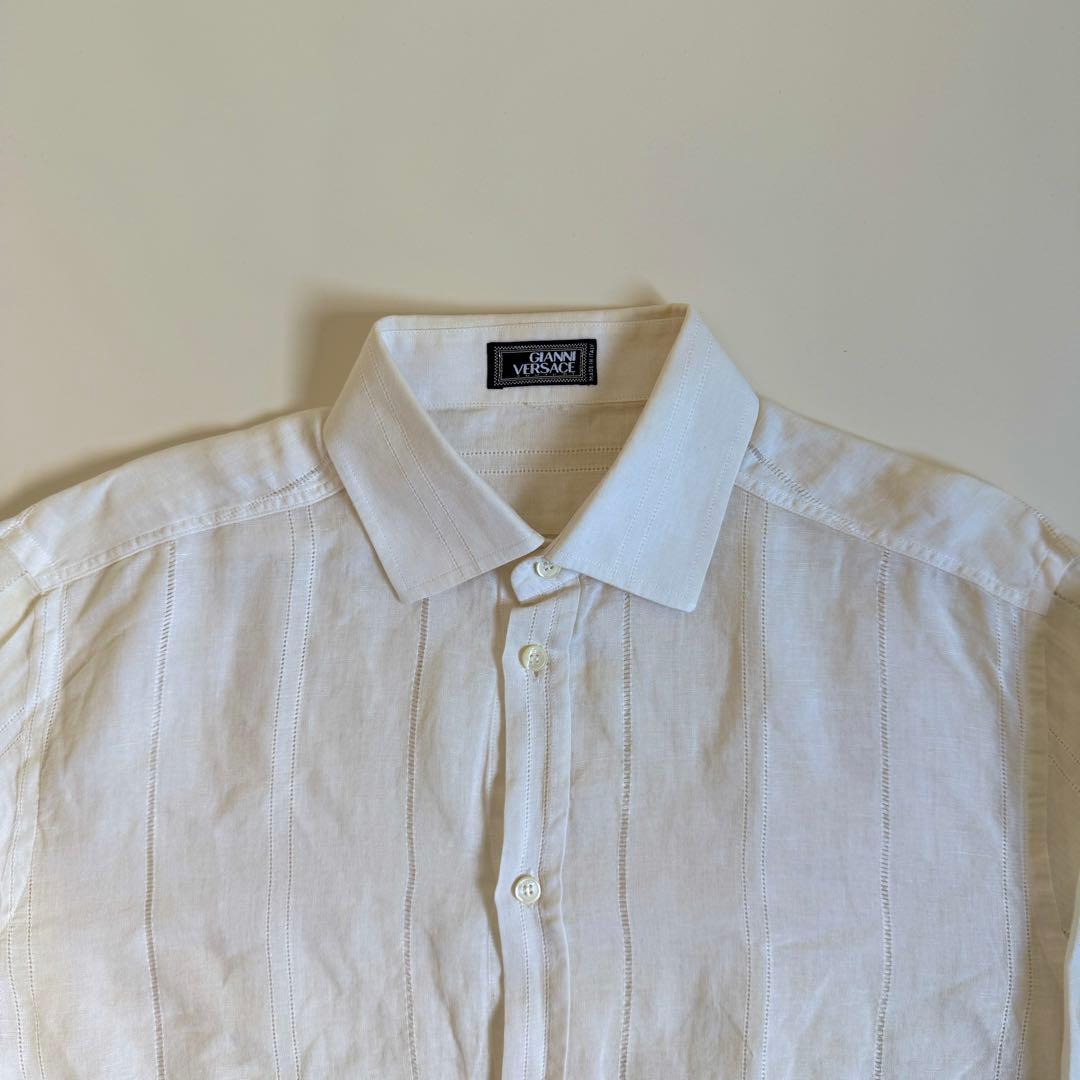 【GIANNI VERSACE】1990s Refined L/S Shirt