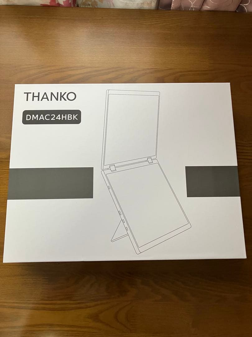 THANKO 2画面ポータブルモニター 14インチ DMAC24HBK