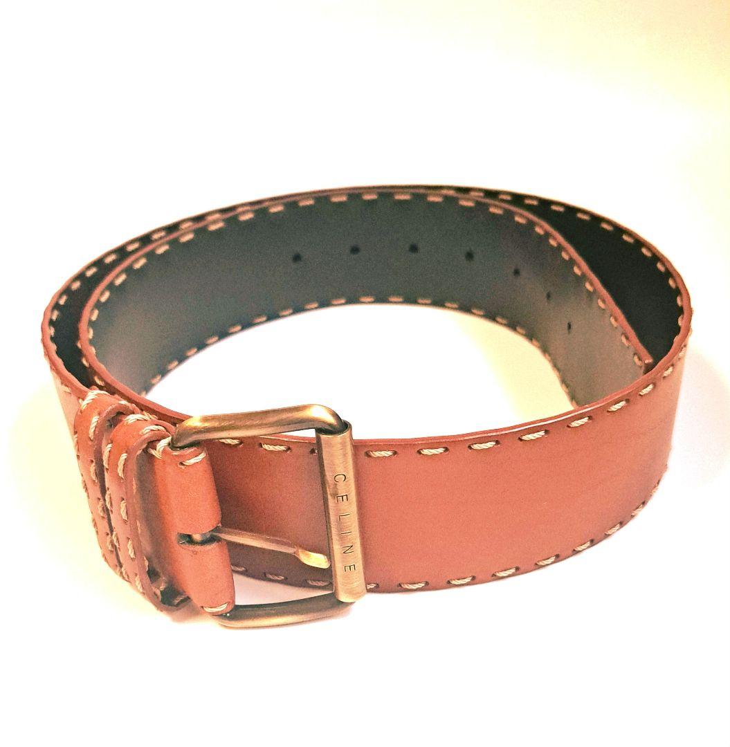 CELINE レザーベルト