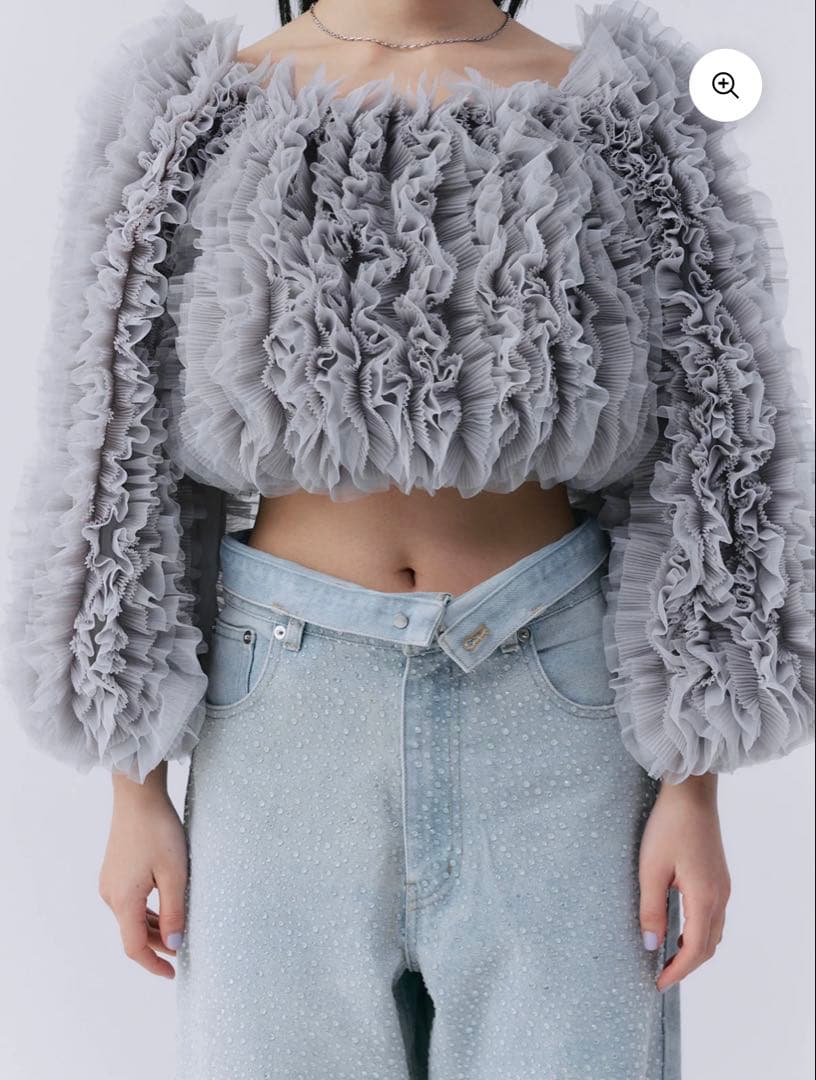 eimy istoire drop pattern デニム パンツ