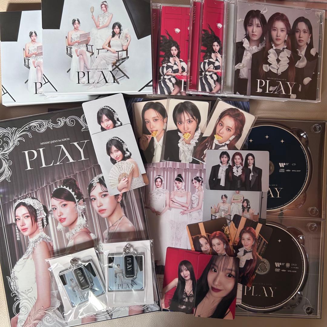 TWICE MISAMO PLAY ミサモ　店舗特典トレカ　キーホルダーアルバム