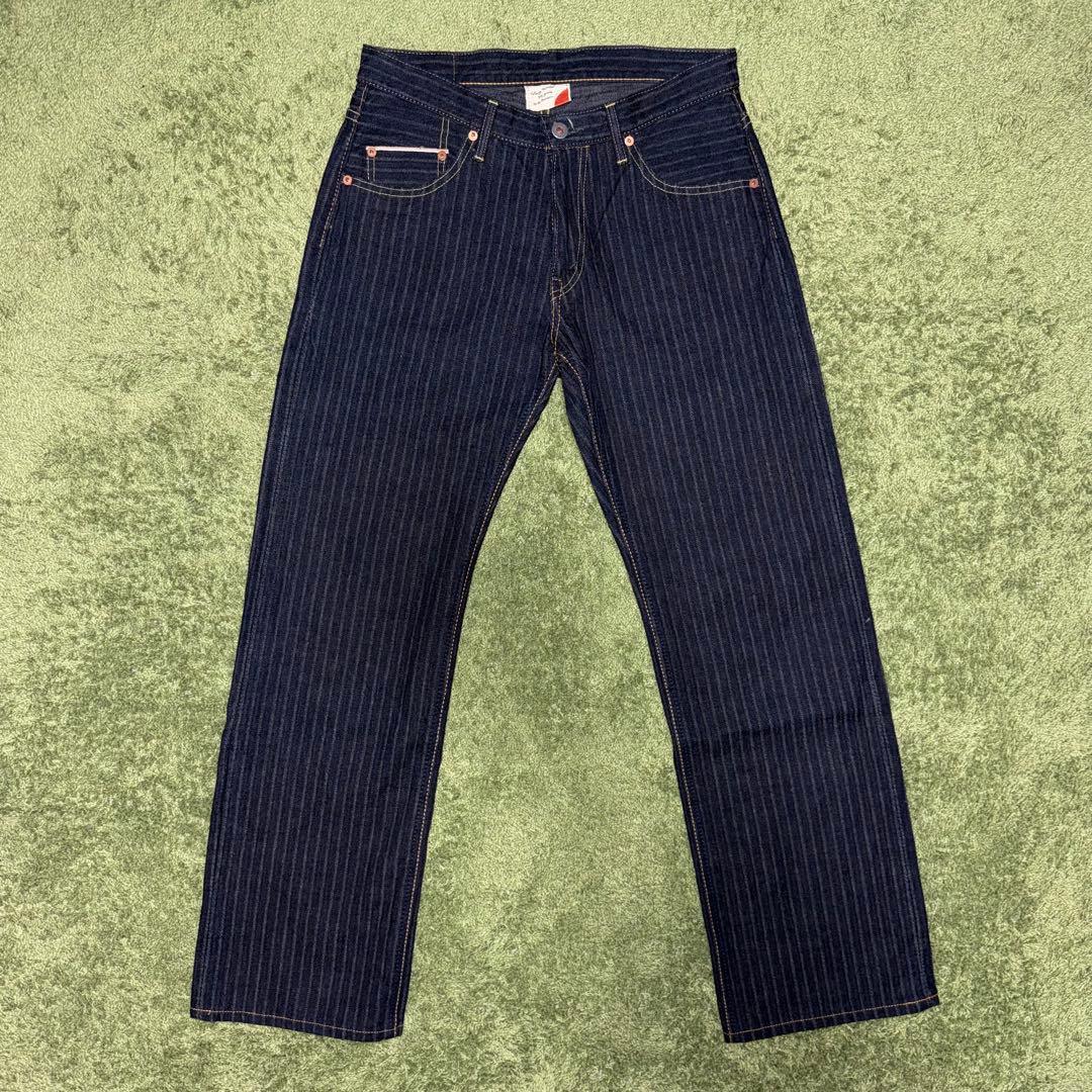 graph zero グラフゼロ 児島ジーンズ 濃紺 ストライプ デニム