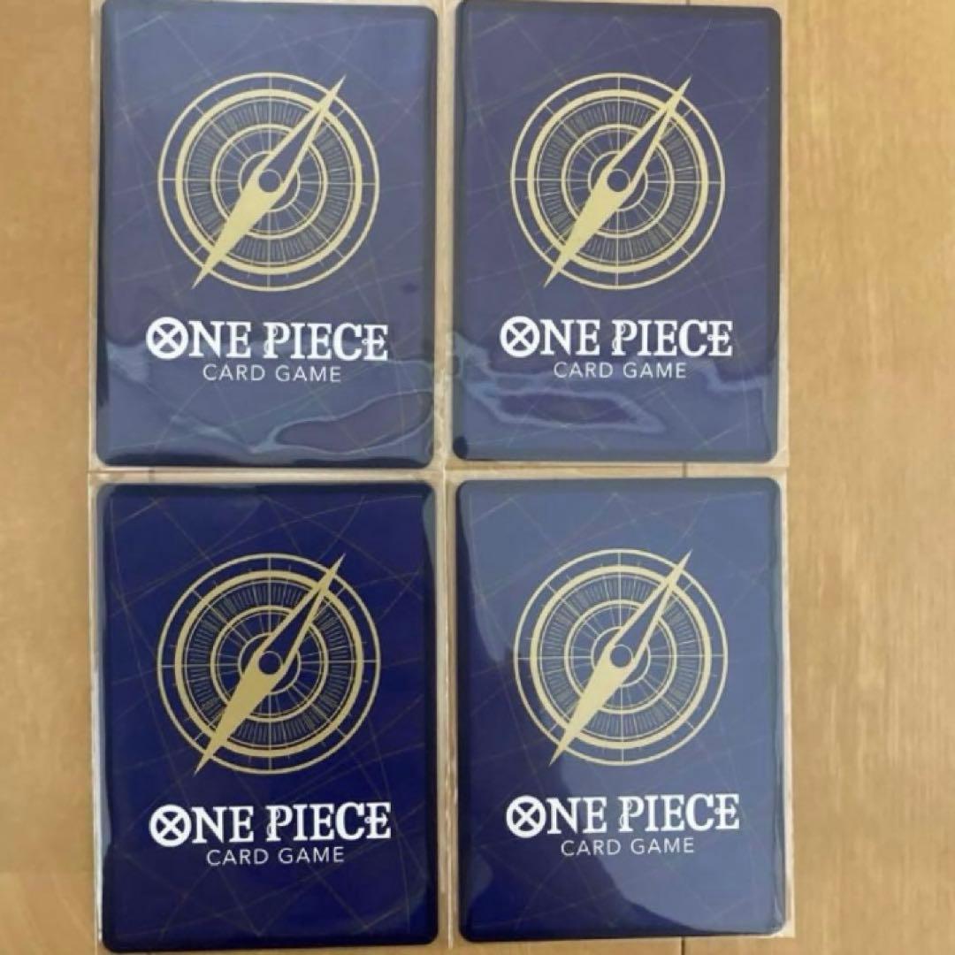 ワンピースカード ルフィ　ジャンプ　王冠　プロモカード 4枚