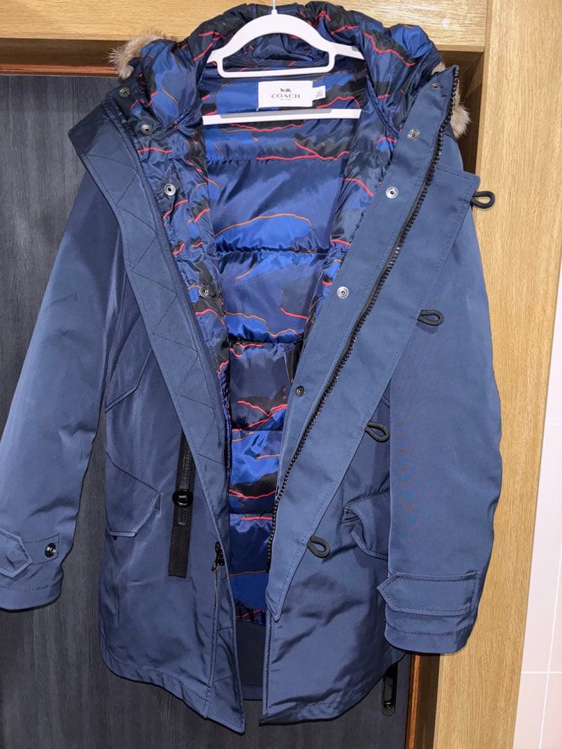 【月曜まで】極美品 COACH コート 3way モッズコート ダウンライナー