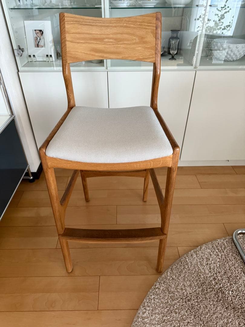 カウンターチェア　ハイスツール　エンストル　オーク無垢材