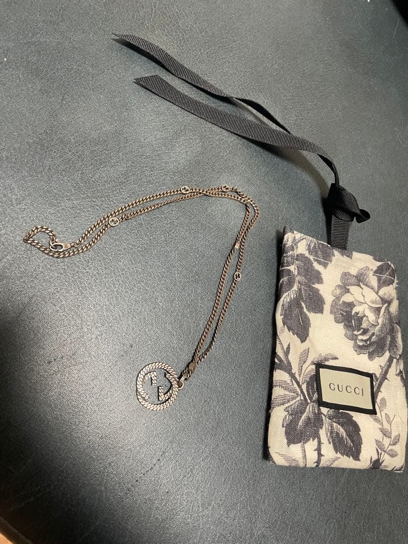 GUCCI ネックレス メンズ インターロッキングG