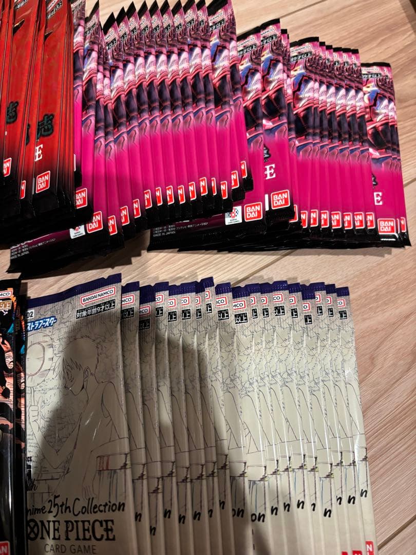 新品 ワンピースカード バラパック115パック、受け継がれる意志、新たなる皇帝他