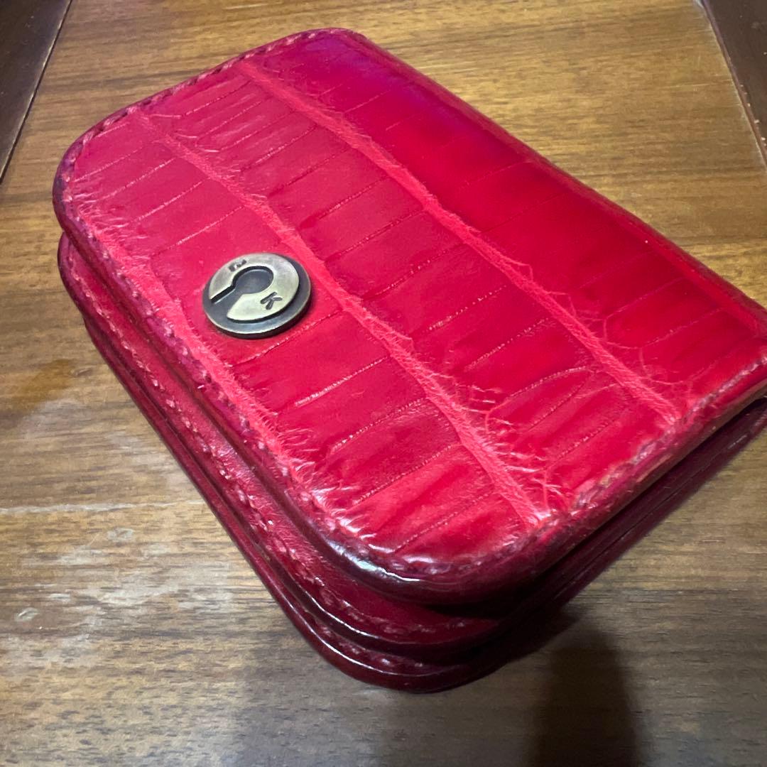 goldkid ゴールドキッド　クロコダイル　スマートウォレット