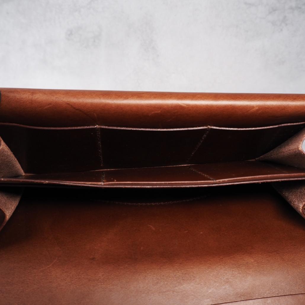 定価7万1500円 美品 GRANT KUROZAN 黒桟革 長財布