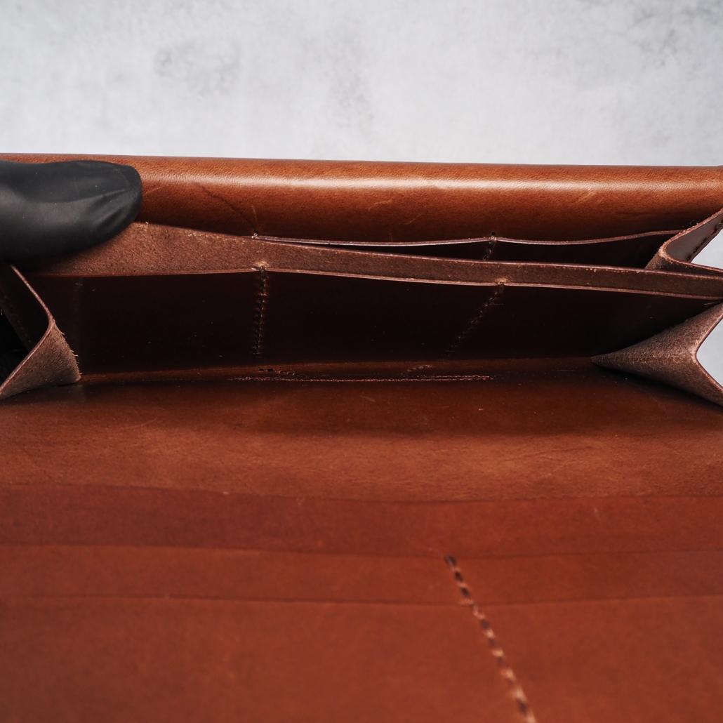 定価7万1500円 美品 GRANT KUROZAN 黒桟革 長財布