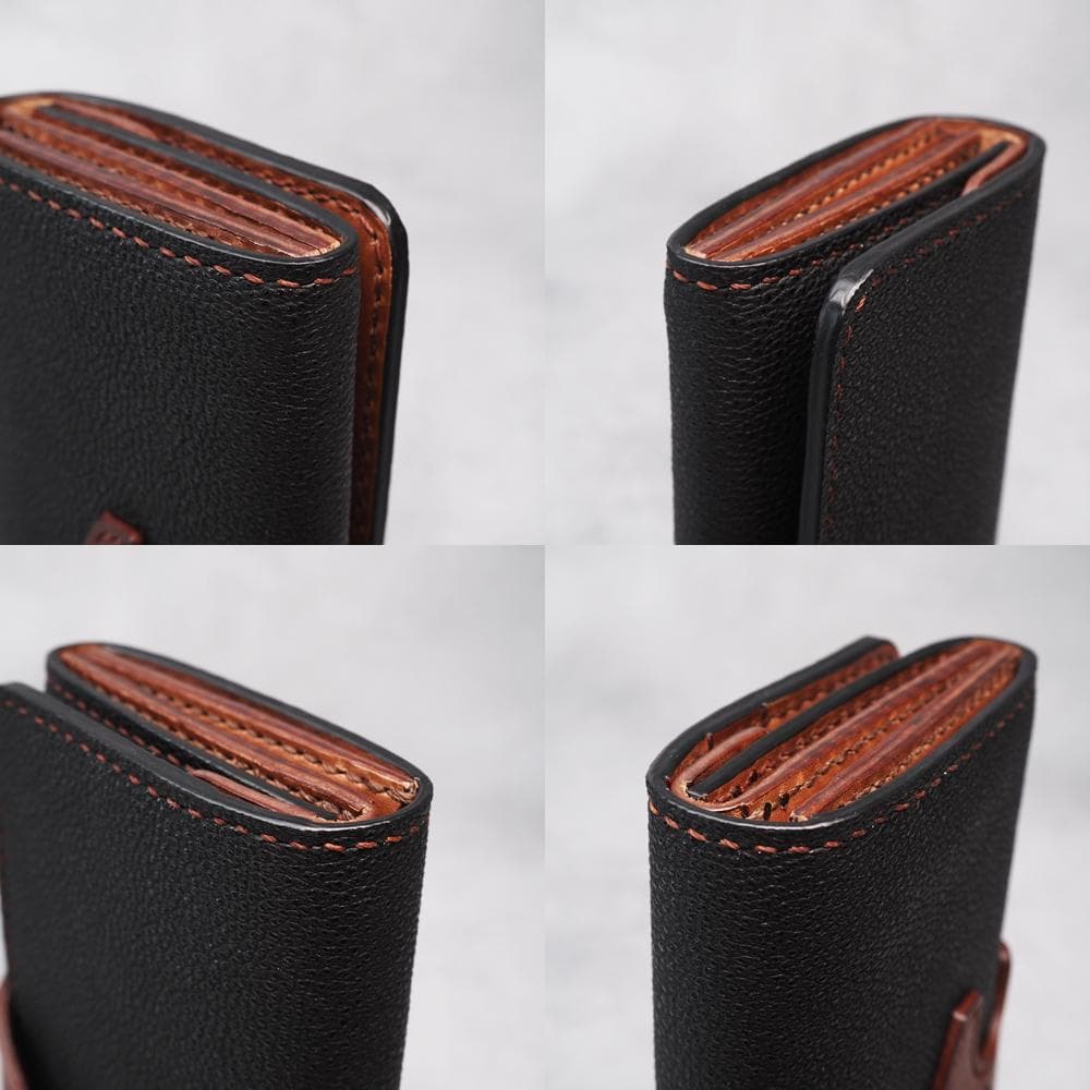 定価7万1500円 美品 GRANT KUROZAN 黒桟革 長財布