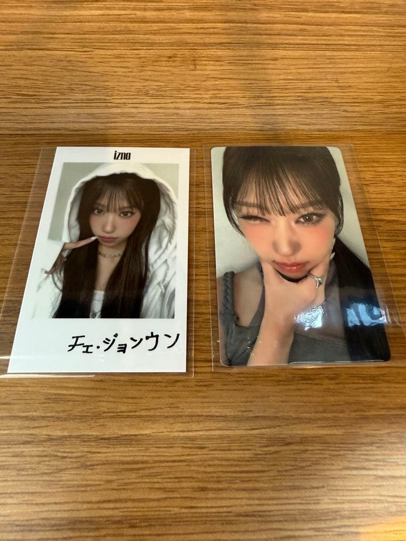 izna ジョンウン　会場限定トレカ　２種　トレカ　チェキ風