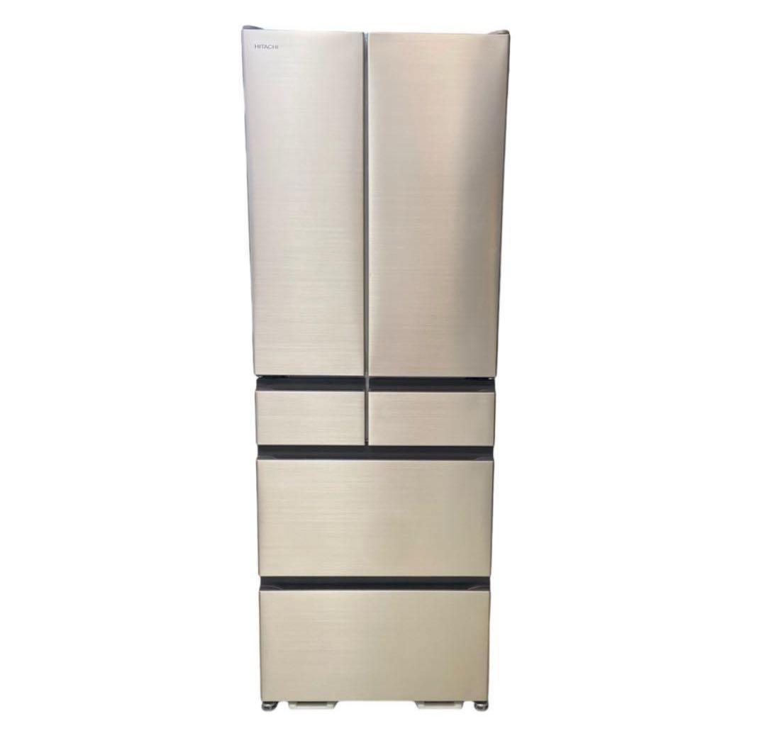 日立　6ドア冷蔵庫　475L R-H48N 2021年