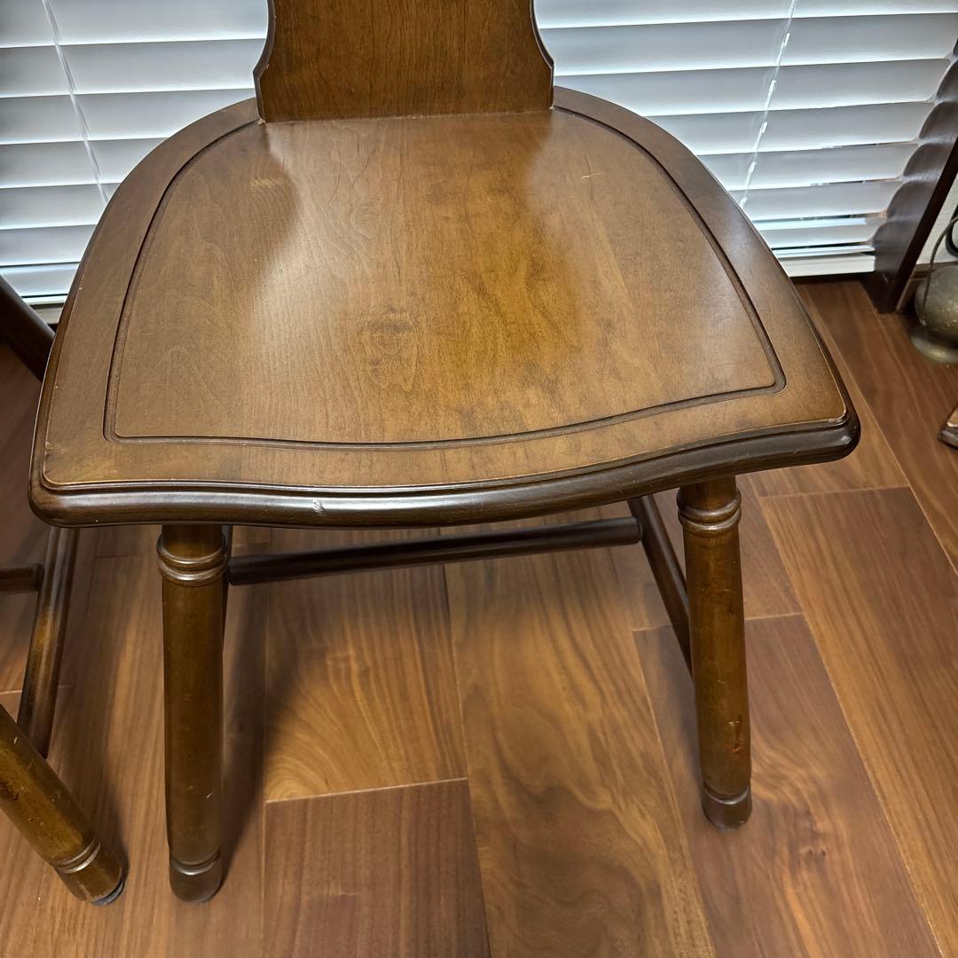 四国工芸　森のサーカス　アンティーク チェア 2脚セット 椅子 イス（2）