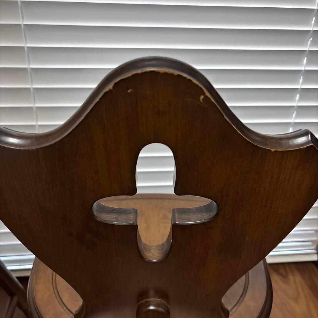 四国工芸　森のサーカス　アンティーク チェア 2脚セット 椅子 イス（2）