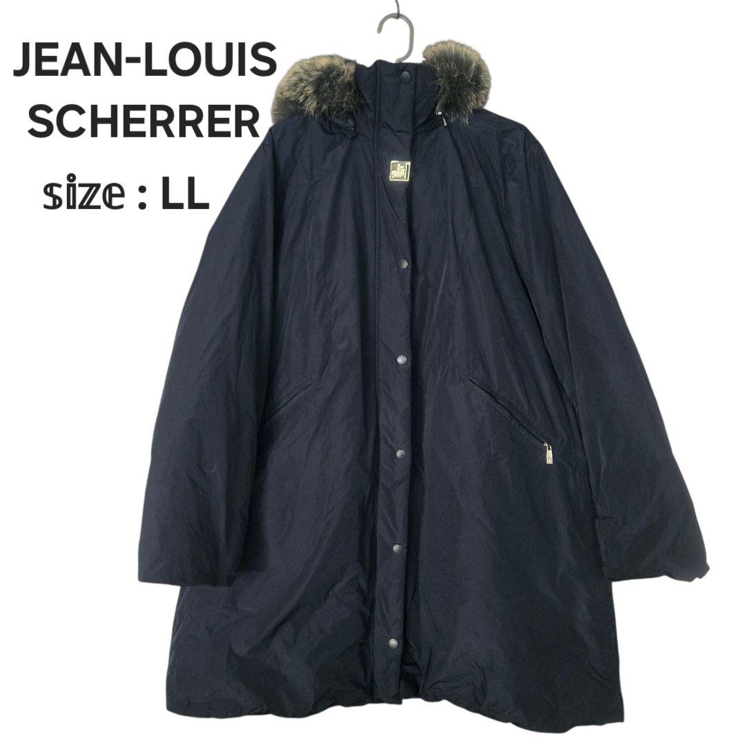 JEAN-LOUIS SCHERRER ダウンコート Bフォックスファー LL