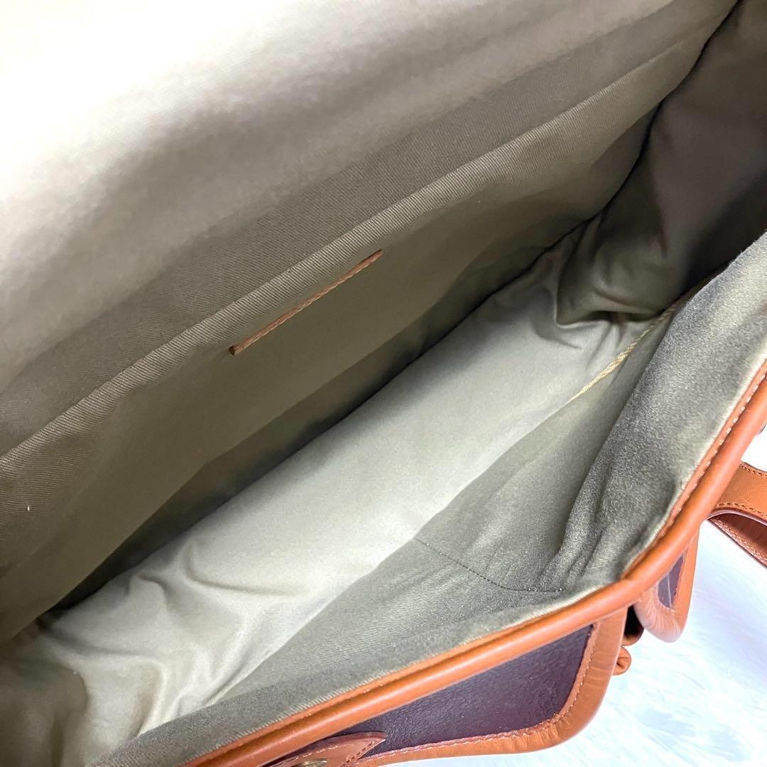 【美品・希少】ソメスサドル　ショルダーバッグ　レザー　ヌメ革　メッセンジャー