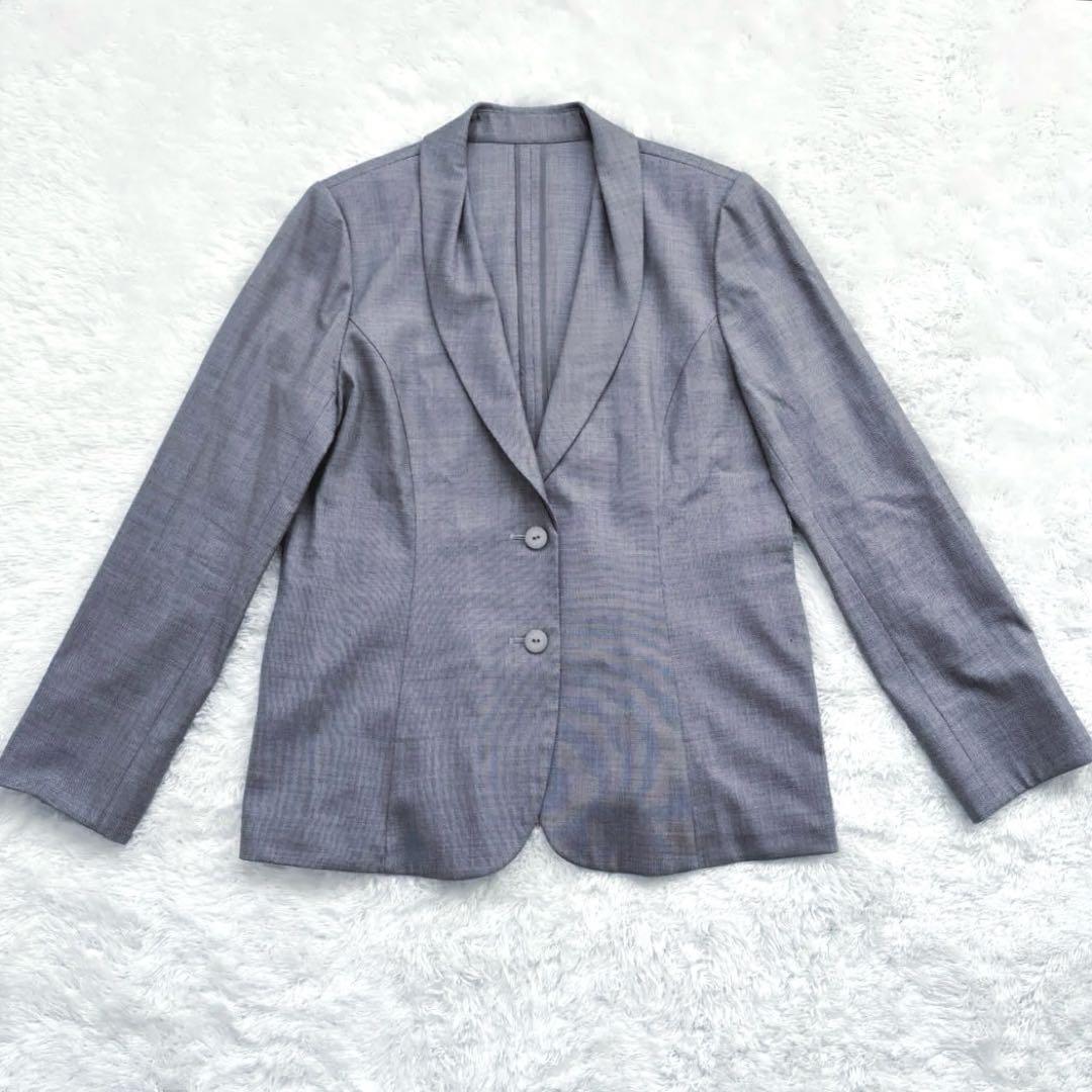 美品✨Leilianレリアン ロロピアーナ L パンツスーツ ウール シルク