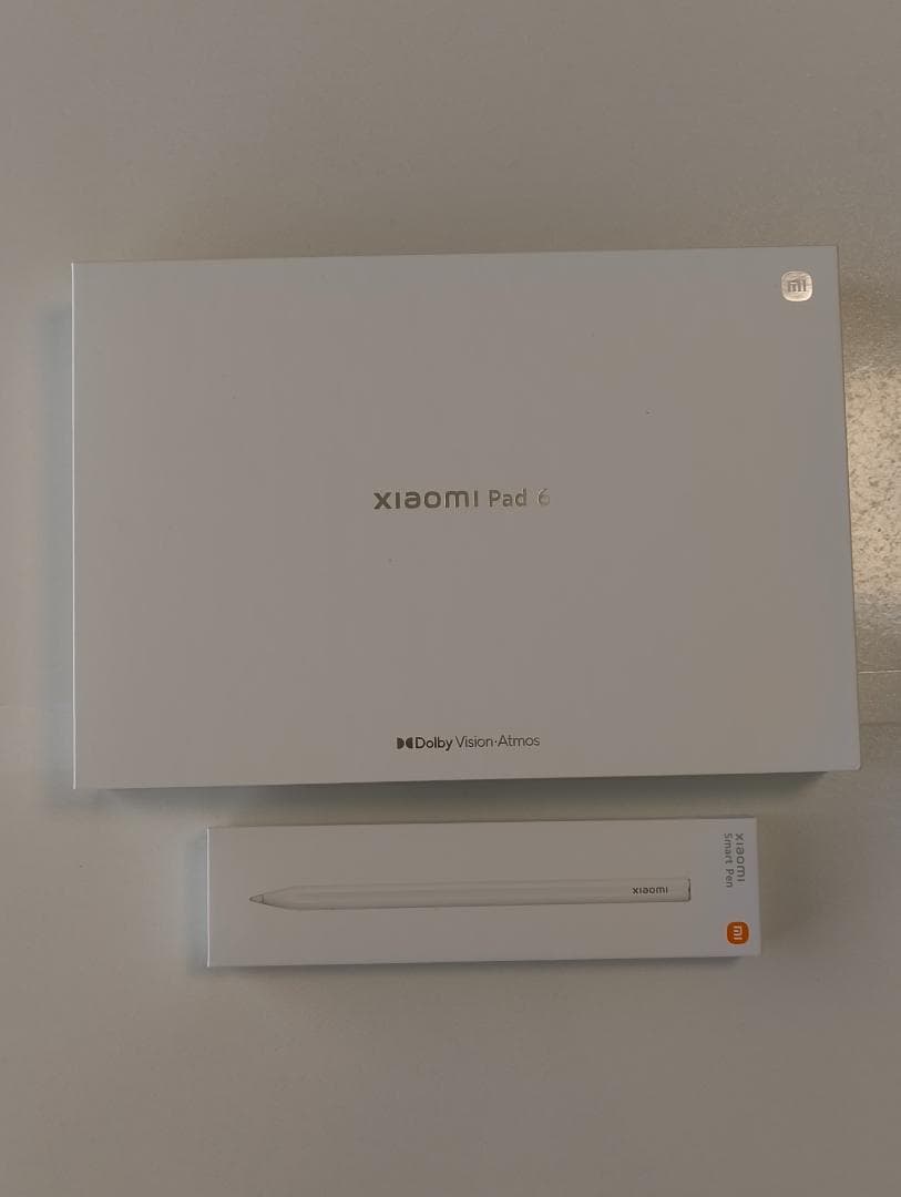 Xiaomi Pad 6【中古美品】スマートペン、専用ケース、未使用ケース付き