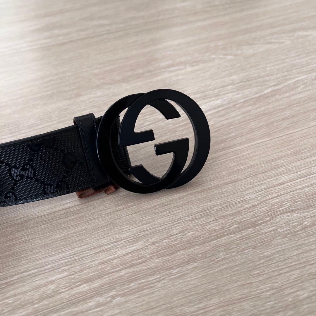 【お値下げ】GUCCI グッチ インターロッキングGバックルベルト