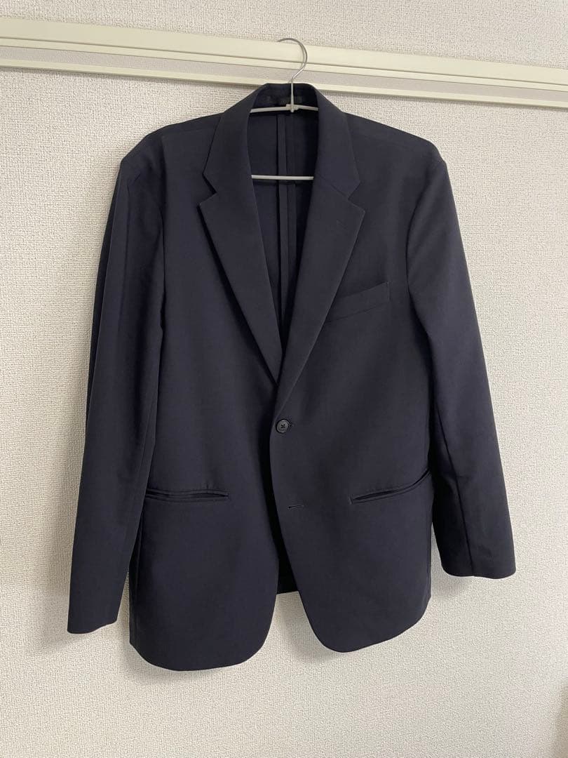 【ナッツ☆ページ】感動ジャケット　ネイビー＆ブラック2着　セットアップ