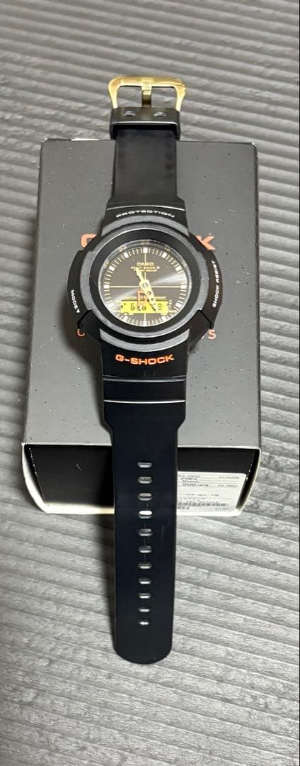 G-SHOCK ユナイテッドアローズコラボ デジタル腕時計 ブラック＆オレンジ