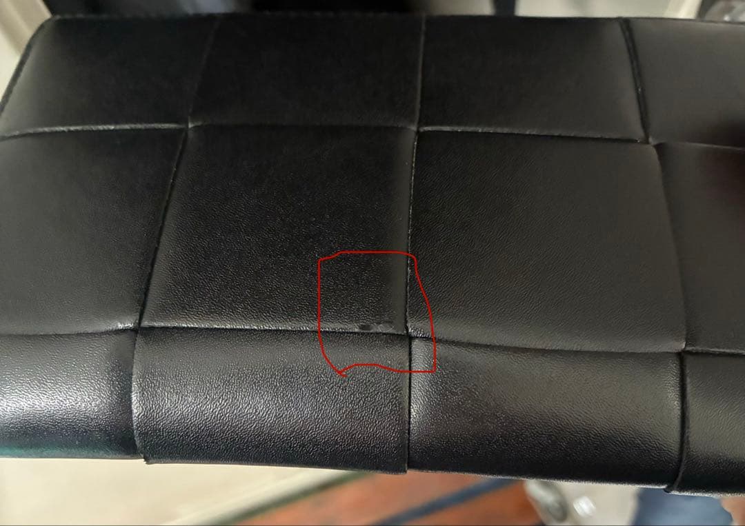 ボッテガ ヴェネタ カセット ラウンドファスナー 長財布 ブラック